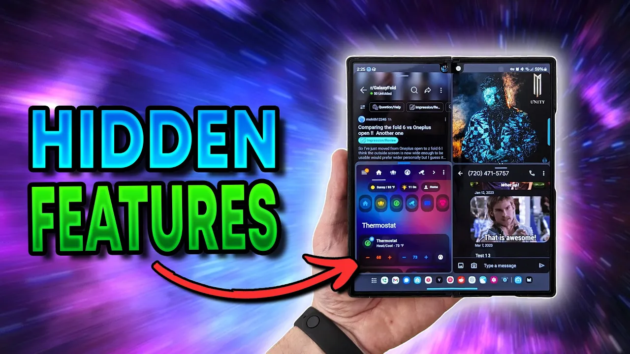 Galaxy Z Fold 6 - 10 Tips & Tricks Most People Don't Know About...